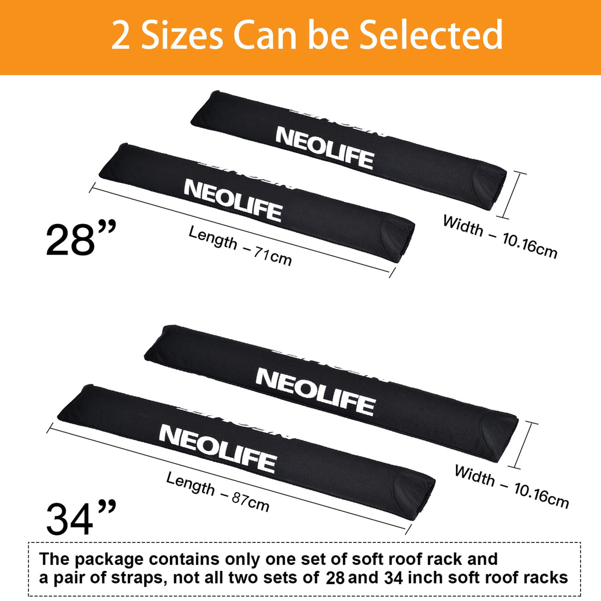 Soft Roof Rack Pads V7883