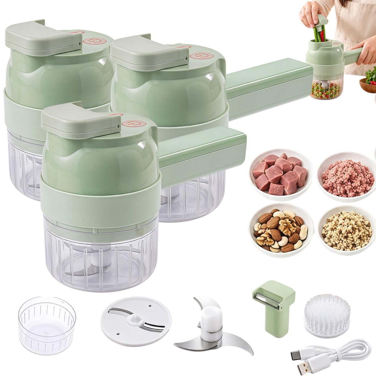 5-In-1 Electric Vegetable Chopper Q416756