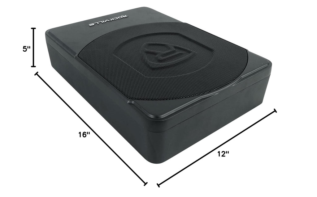 10" Slim Under-Seat Powered Car Subwoofer H517308