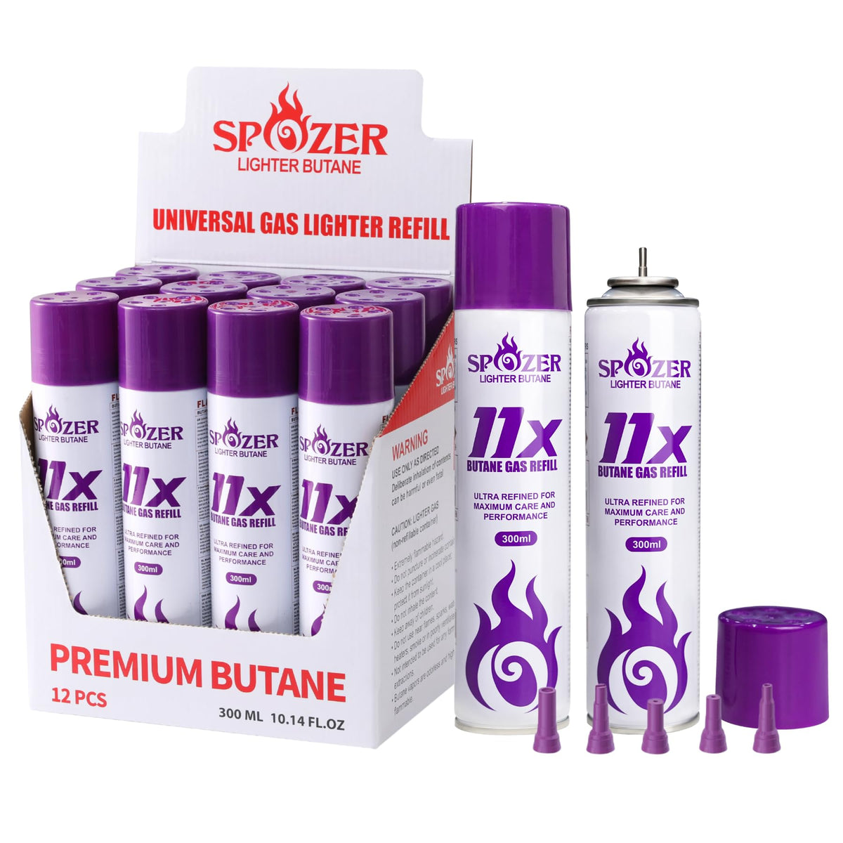 11X Butane Refill 12 Pack F851362