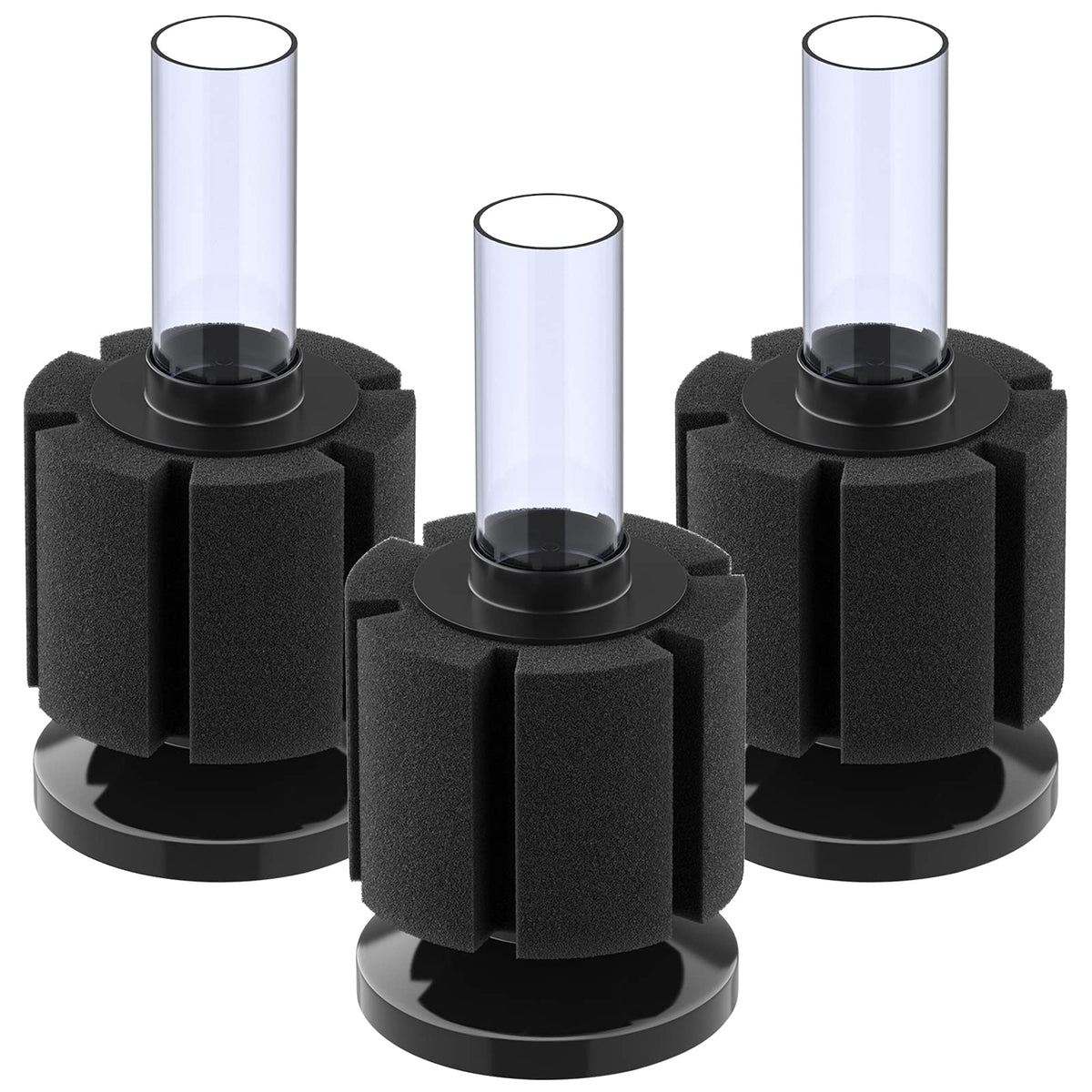 3 Pack Aquarium Sponge Filter up to 10 Gallon M151
