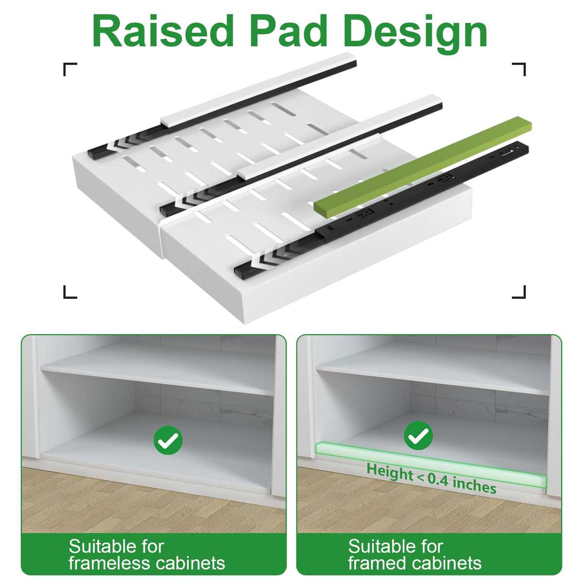 4 Pack Expandable Pull Out Cabinet Organizer I152