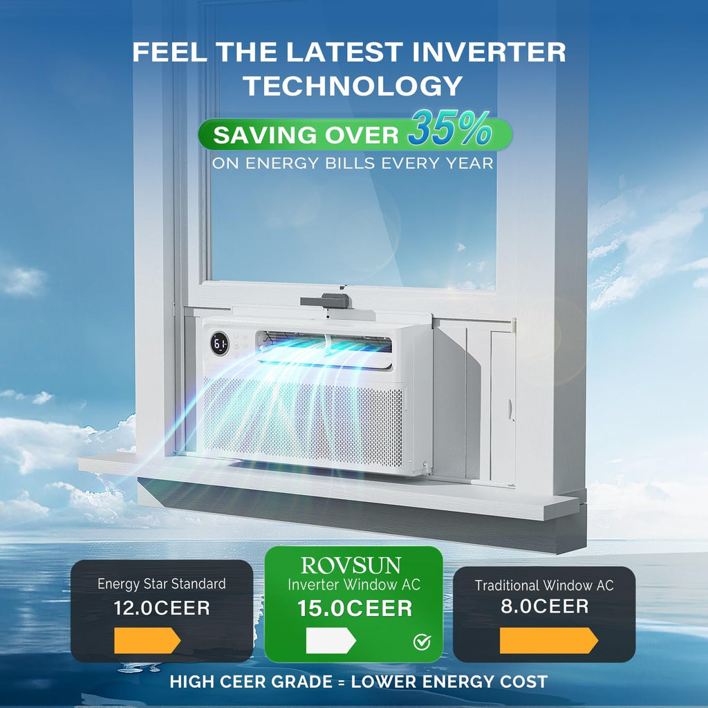 12000 BTU Inverter Window Air Conditioner with WIFI H30941