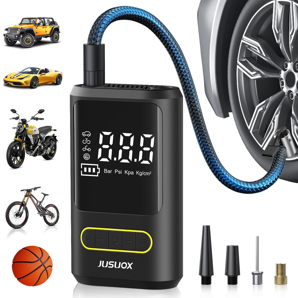 Tire Inflator Portable Air Compressor 150PSI Cordless Auto Off B9872