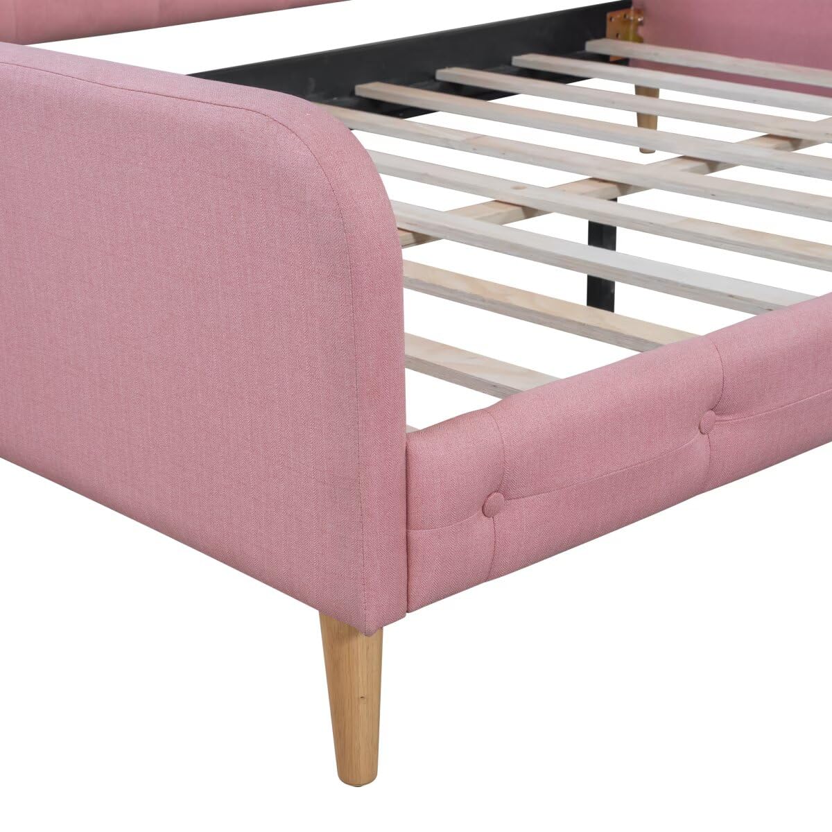 Pink Twin Size Upholstered Daybed B629807