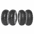 19x7-8 8 Inch All Terrain Tubeless Tire Wheel Assembly 4 Pack V391