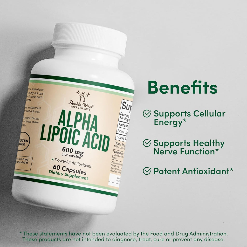 Alpha Lipoic Acid 600mg 60 Capsules R90203