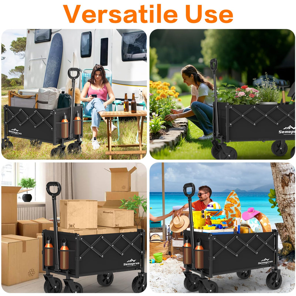 Foldable Heavy Duty Wagon with Wheels R868923