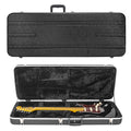 ABS Electric Guitar Hard Case 1.1 Inch Foam Plush Interior Black F384957