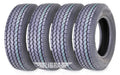 4 Premium Trailer Tires ST 205/75D15 Deep Tread O8415