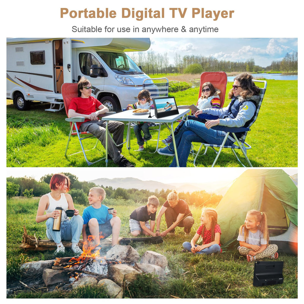 14 inch Portable ATSC Digital TV with Antenna and Remote Control S31199