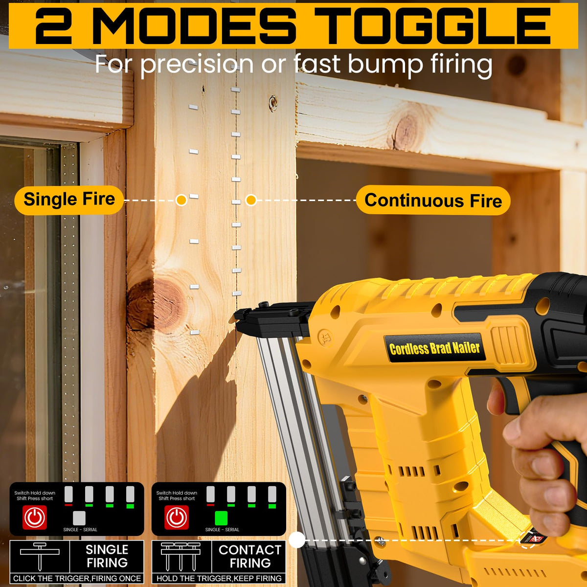 18 Gauge Cordless Brad Nailer & Staple Gun T2748