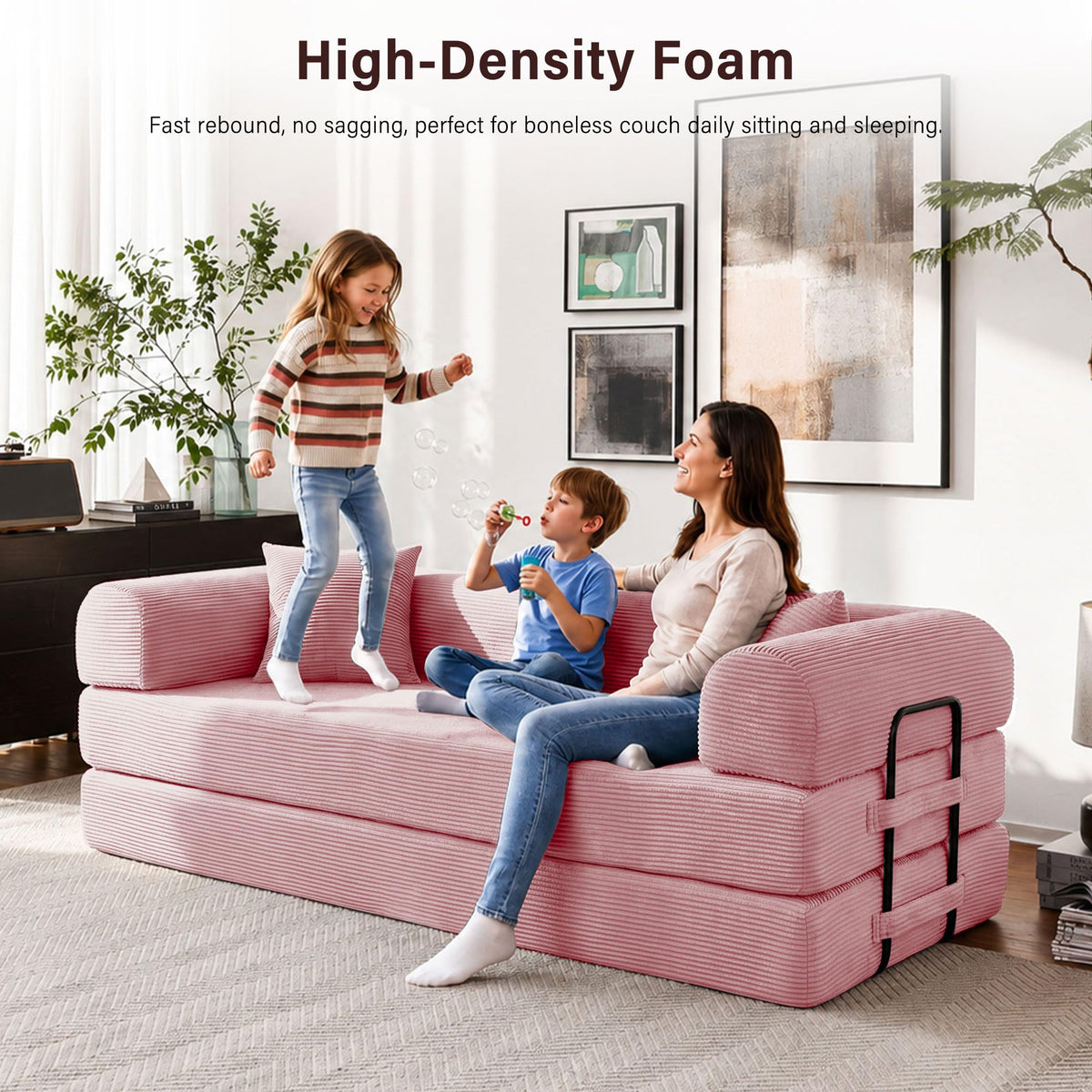 79" Convertible Sofa Bed Sleeper Futon Couch U694
