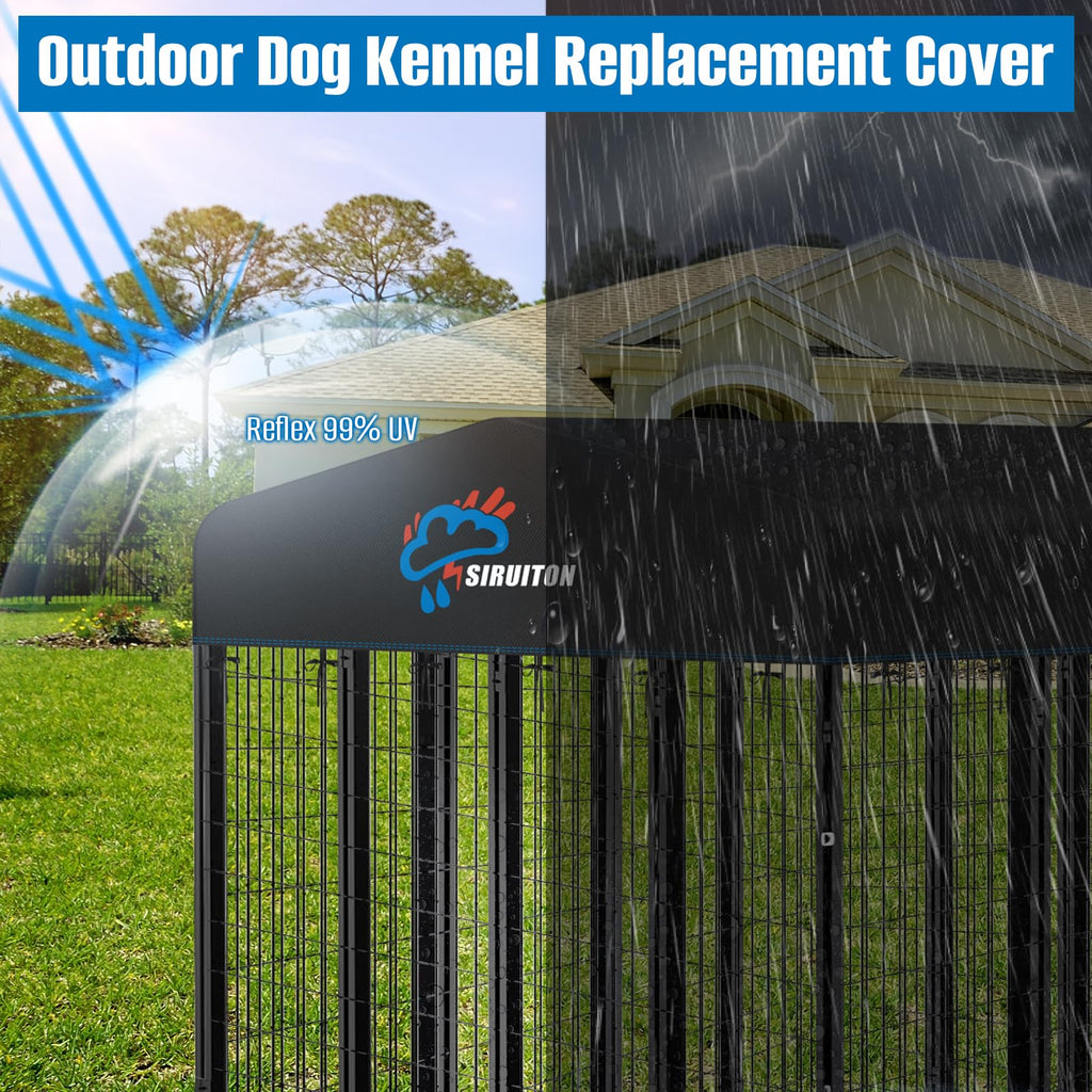 8x4FT Heavy Duty 600D Oxford Dog Kennel Replacement Cover E272088