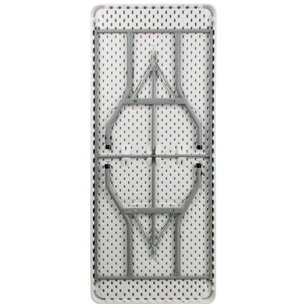 6-Foot White Plastic Folding Table R77644