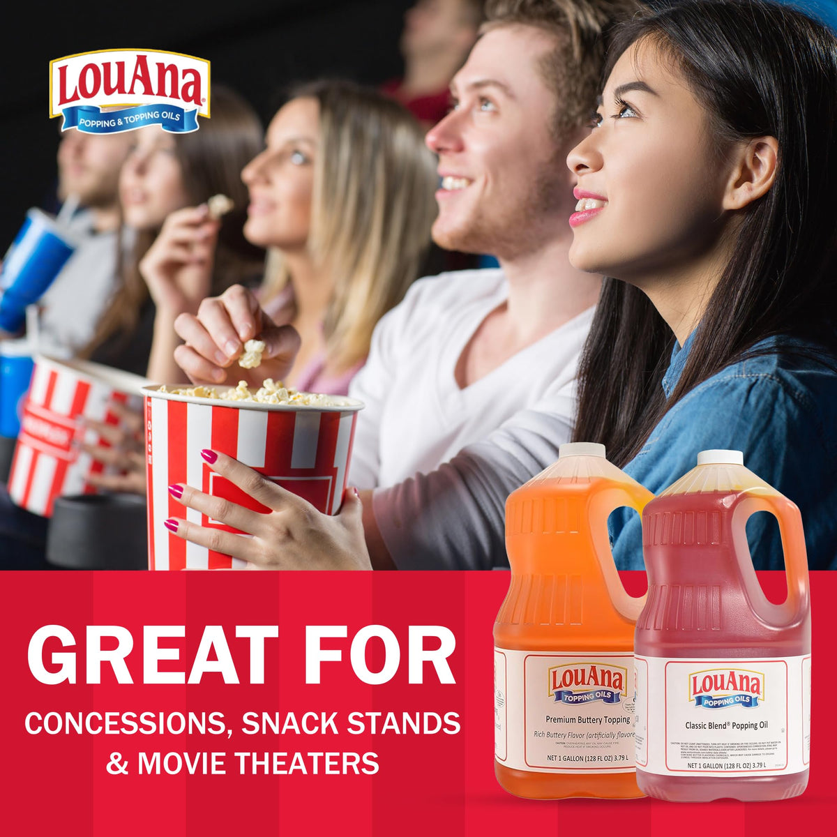 Buttery Popcorn Topping Oil 1 Gallon Jug D248260