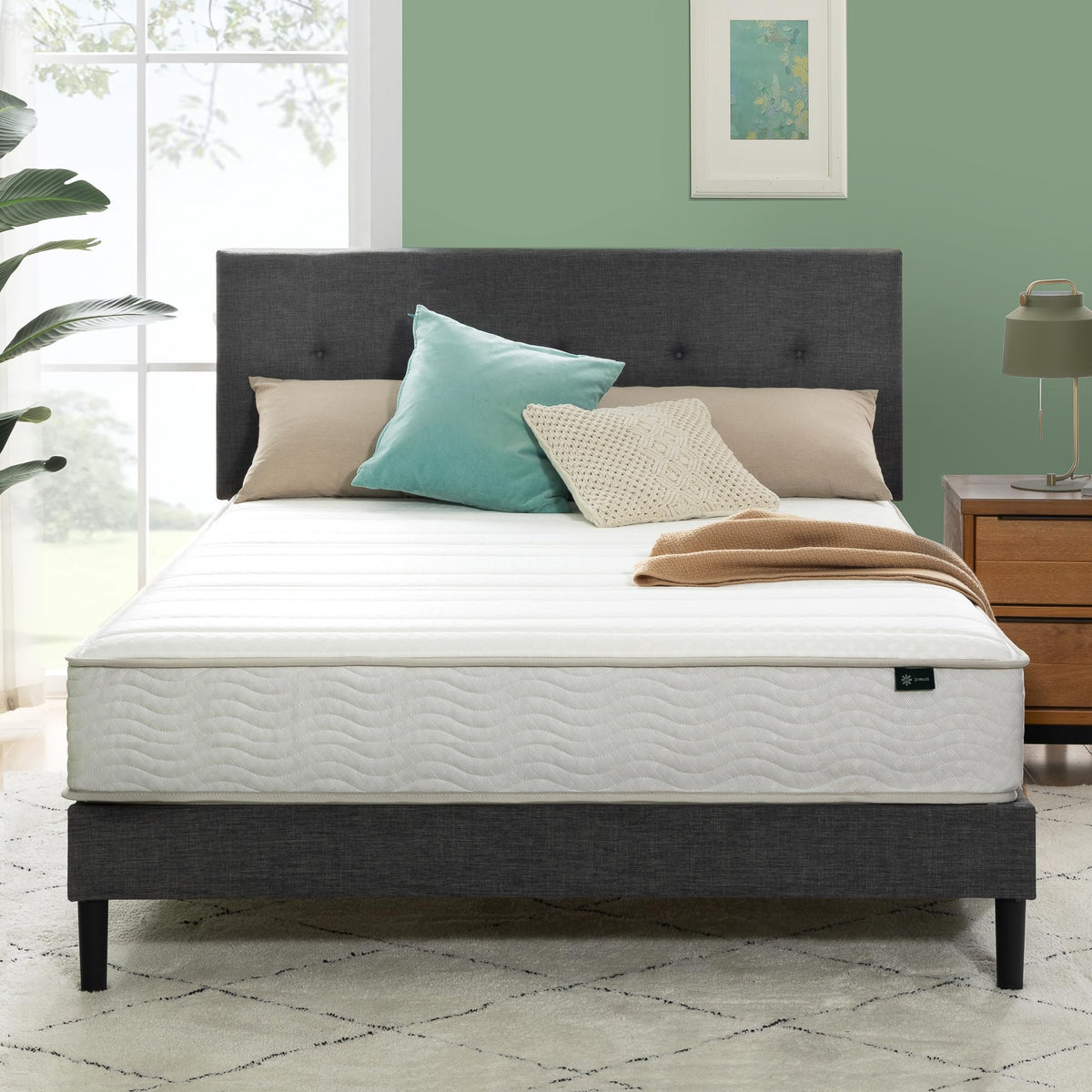 8 Inch Full Foam and Spring Hybrid Mattress P537495
