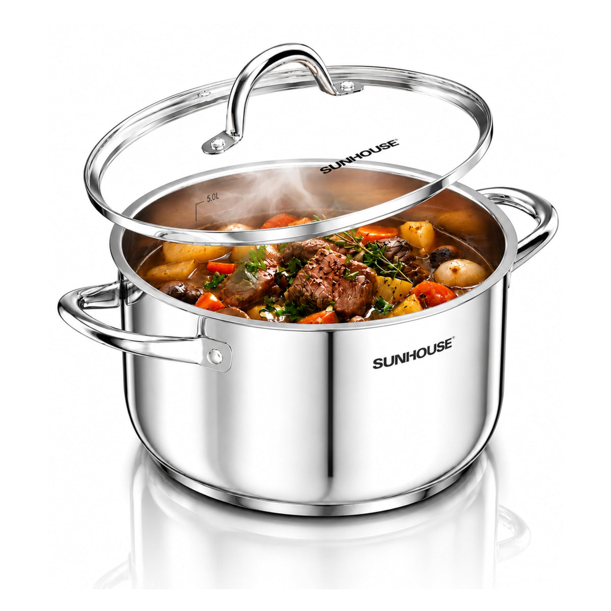 7 QT Stock Pot with Lid Z814