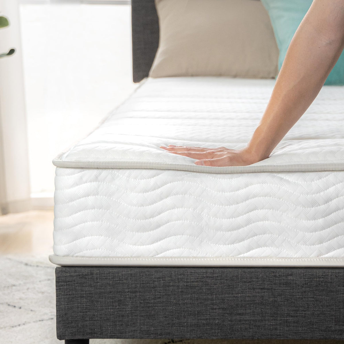 8 Inch Full Foam and Spring Hybrid Mattress P537495