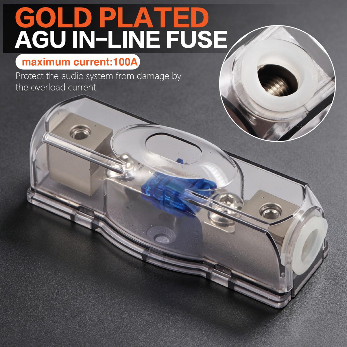 0 Gauge Car Audio Amp Wiring Kit 3000W with Bass Knob N4744