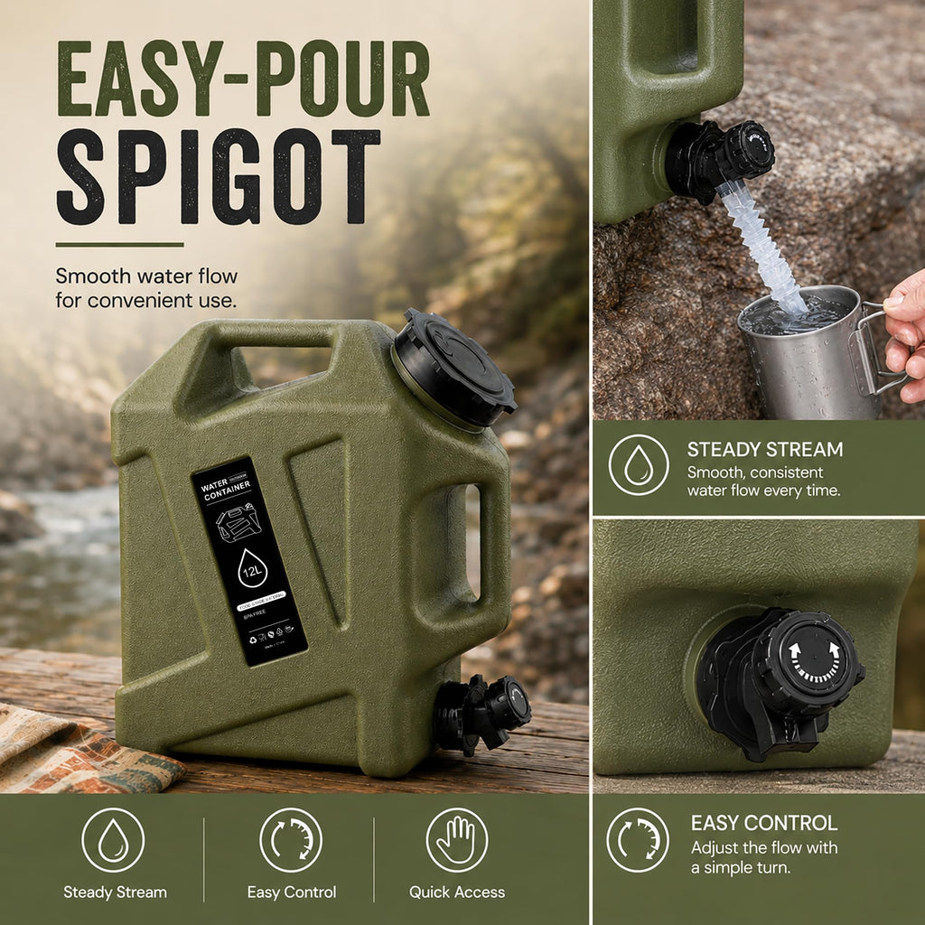3.2 Gallon BPA Free Water Jug with Spigot K62702