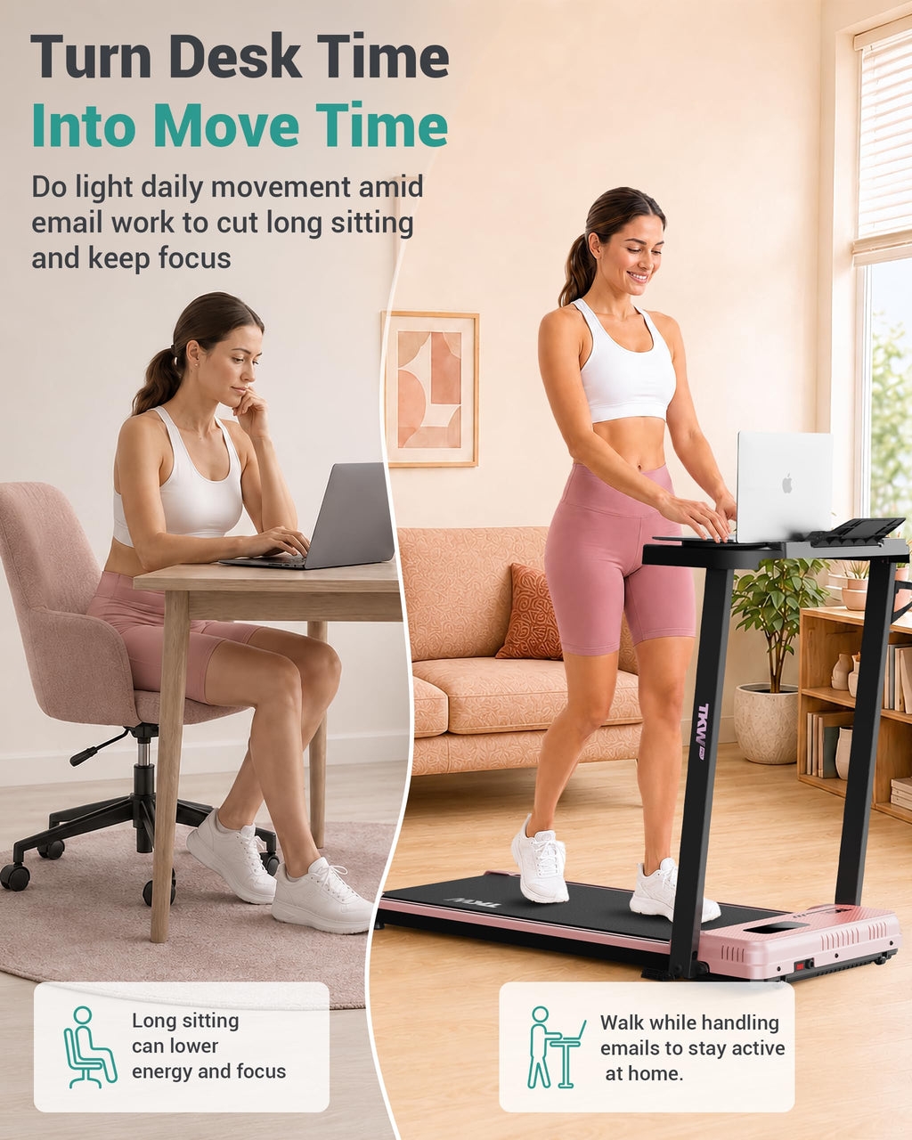 Walking Pad with Vibration Plates and Incline J2549