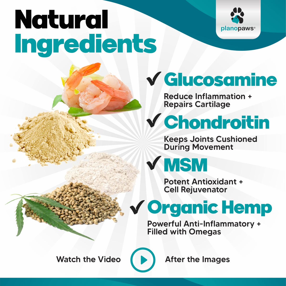 Glucosamine for Dogs Hip and Joint Supplement Soft Chews A779105
