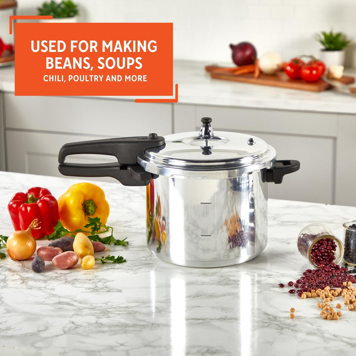 7 Quart Stovetop Aluminum Pressure Cooker R738980