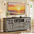 66'' Farmhouse TV Stand with Storage F492