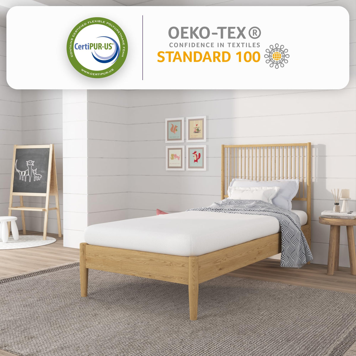 5 Inch Twin Memory Foam Mattress N237