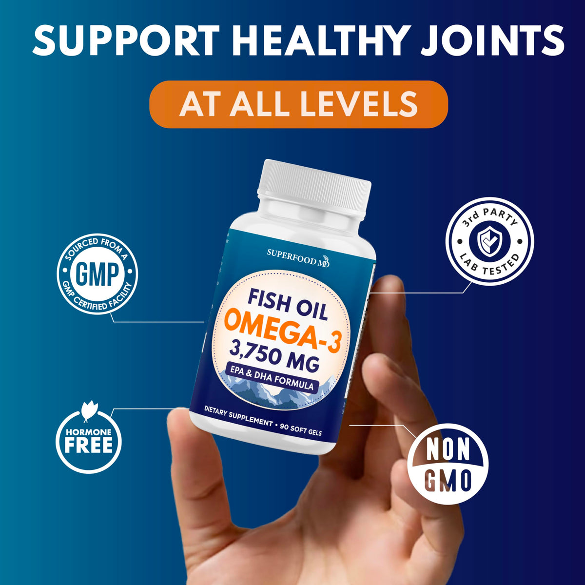 Omega 3 Fish Oil 3750 mg EPA & DHA 270 Count A139673
