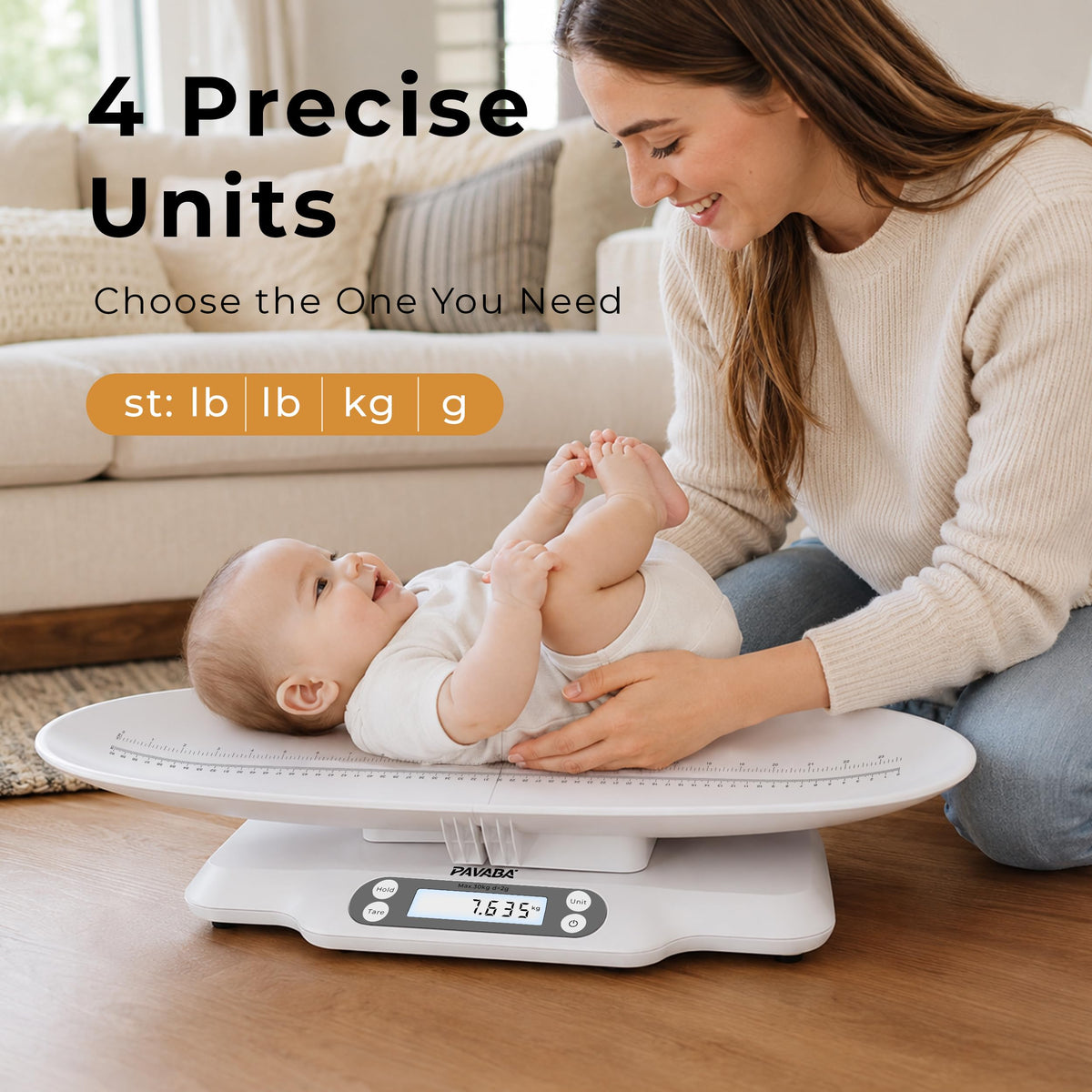 Digital Baby Scale with Removable Tray A50857