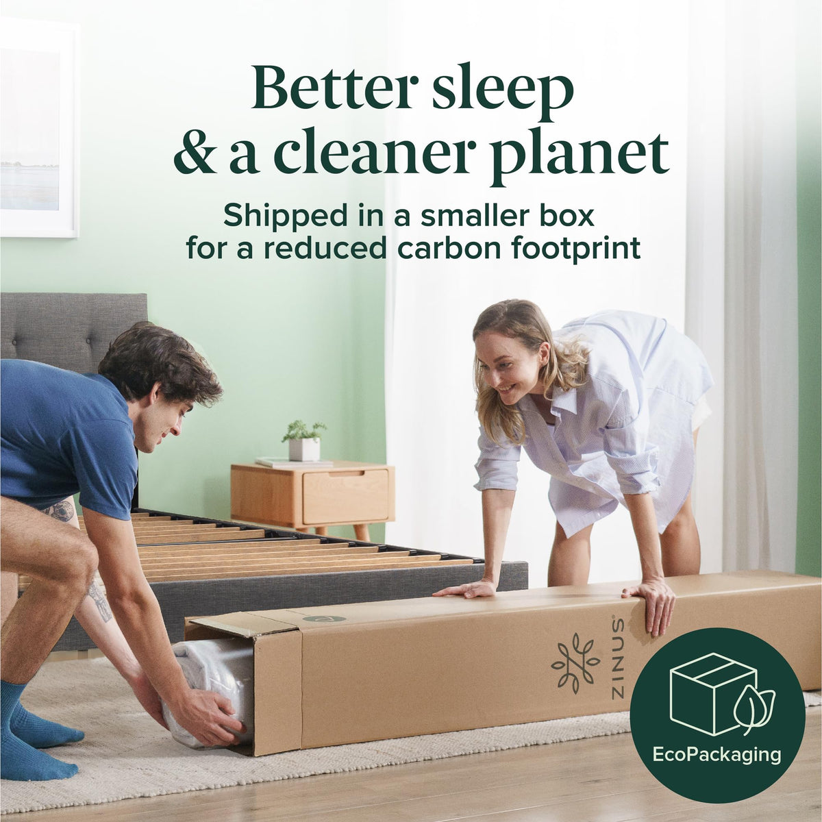 8 Inch Full Foam and Spring Hybrid Mattress P537495