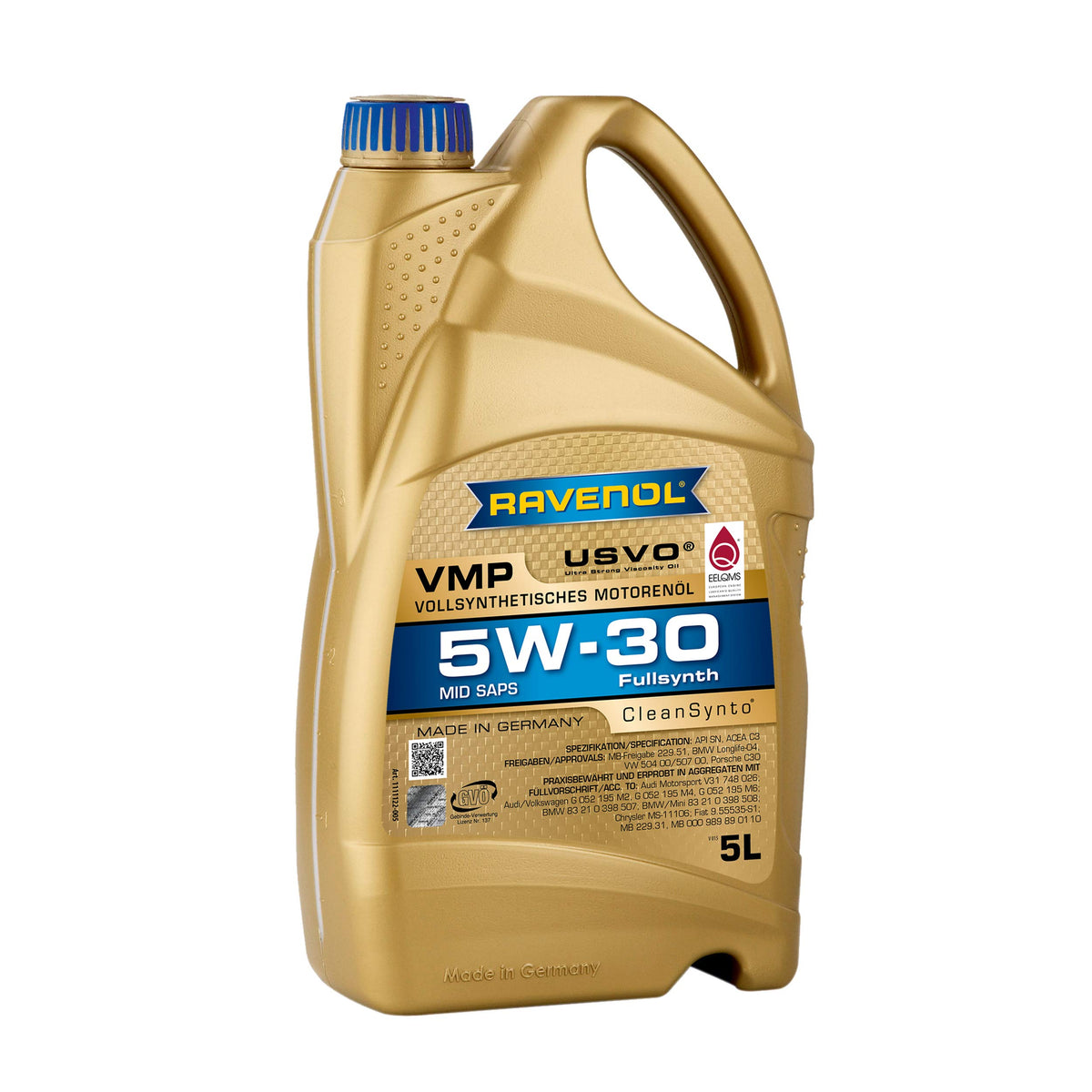 5W-30 Full Synthetic Motor Oil 5 Liter O10197