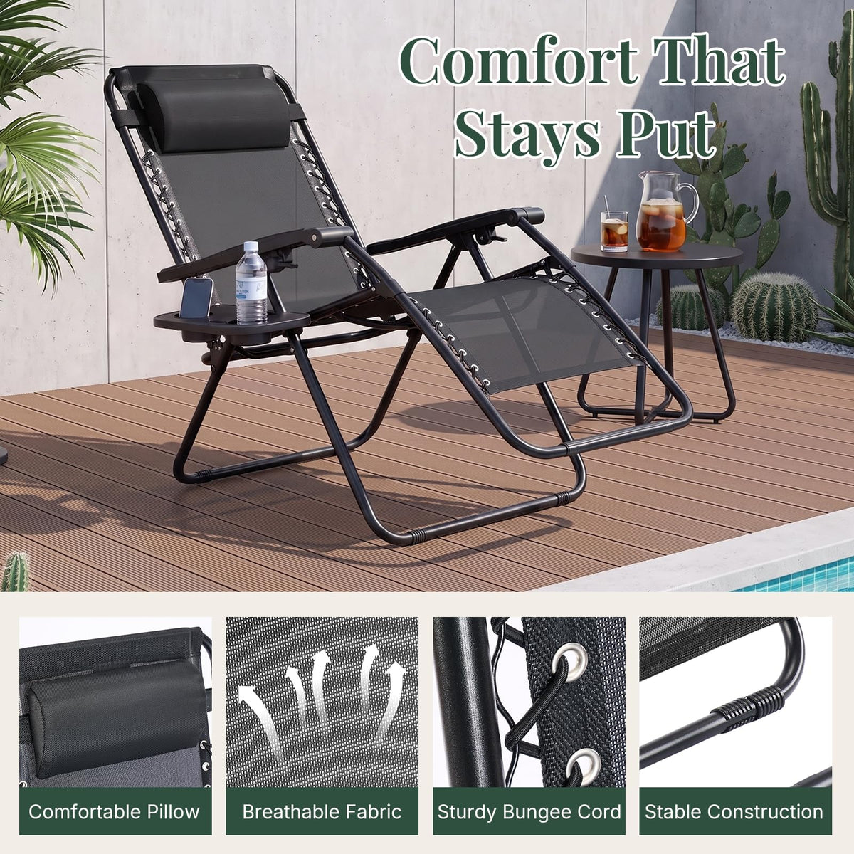 Zero Gravity Chairs Set of 2 U275018