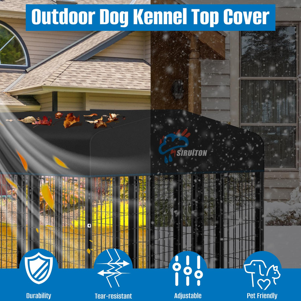 8x4FT Heavy Duty 600D Oxford Dog Kennel Replacement Cover E272088