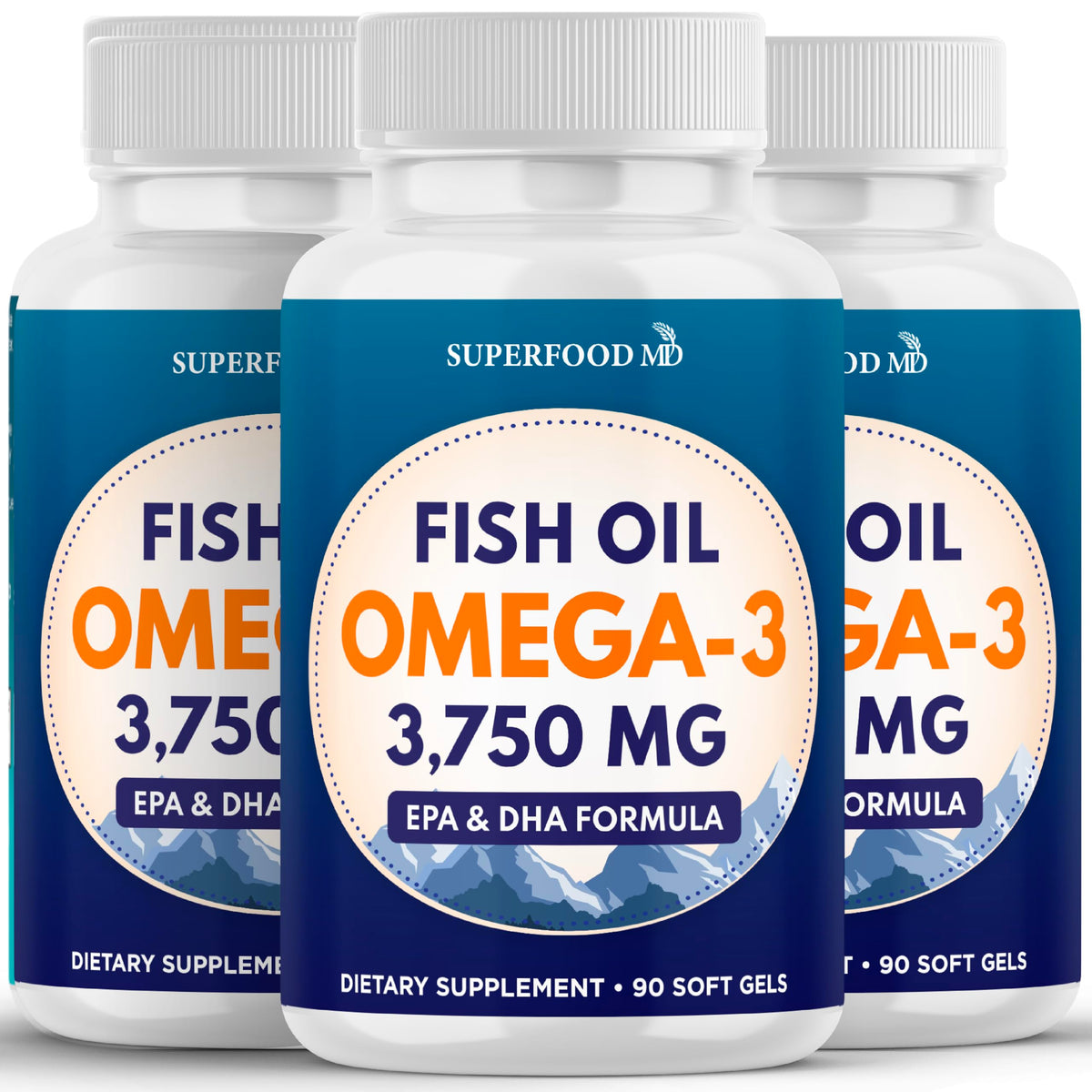 Omega 3 Fish Oil 3750 mg EPA & DHA 270 Count A139673