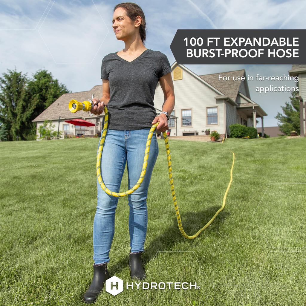 100 ft Max Flow Garden Hose, 3/4 in Diameter Y268