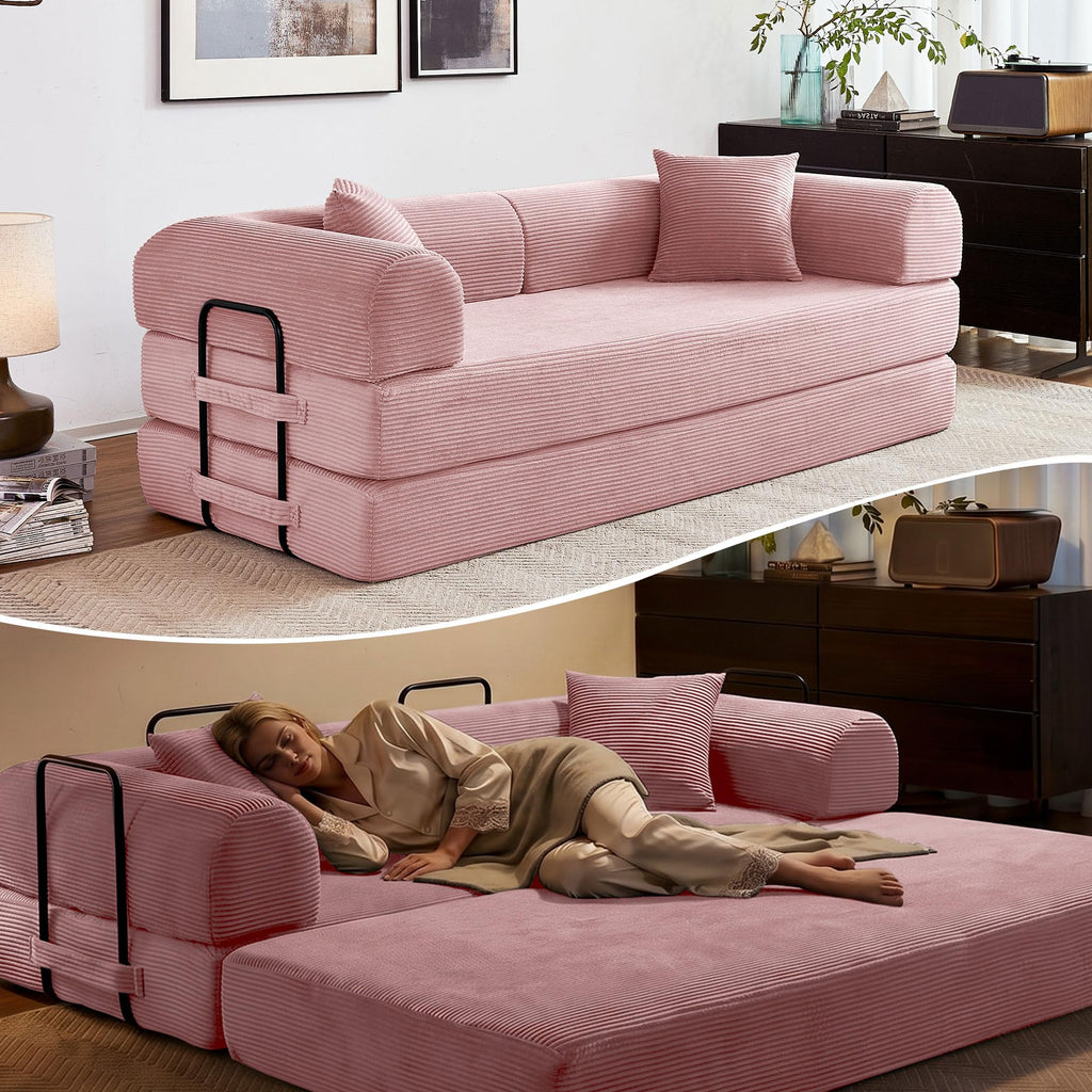 79" Convertible Sofa Bed Sleeper Futon Couch U694