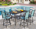7 Piece Bar Height Patio Dining Set Y329
