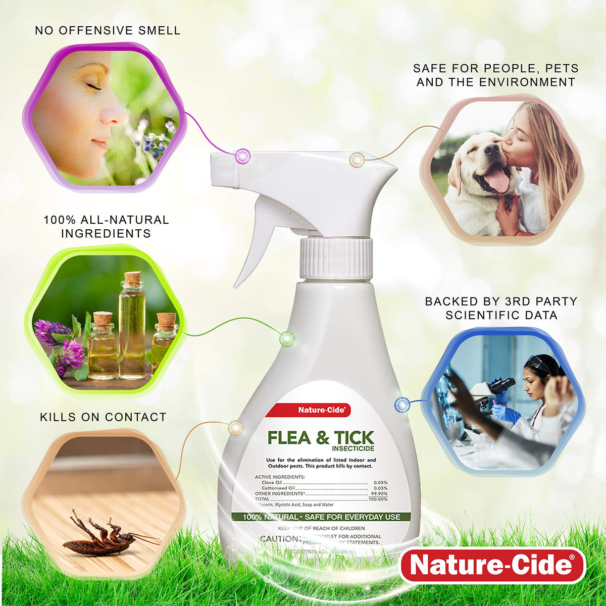 All Natural Flea and Tick Spray 8 oz N87333