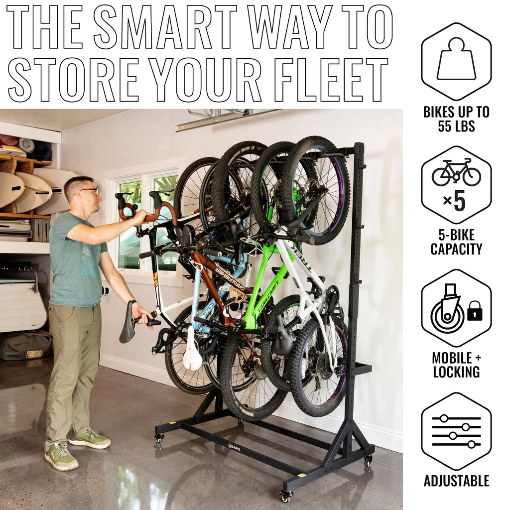Freestanding 5-Bike Rack G50458