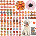 100 Pcs Pet Collar Flowers Charms D372536